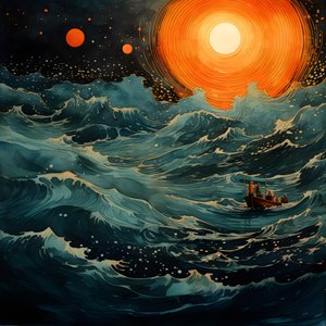 Twee boten gleden geluidloos door inktzwart water naar de kolkende Charybdis, de volle maan was het enige licht in de lege wereld van de Noordzee. 3