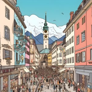 Innsbruck, tekenfilm 2