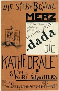 Omslag van "Die Kathedrale" door Kurt Schwitters