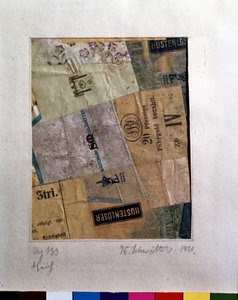 Merz 133 door Kurt Schwitters