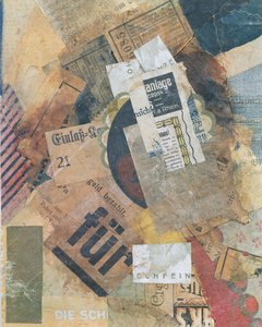 Merz 94 Grunfleck door Kurt Schwitters