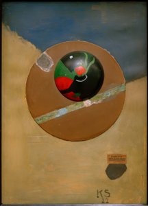 Merzbeeld 49 A door Kurt Schwitters
