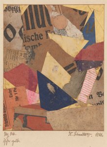Mz 316 ische geel door Kurt Schwitters
