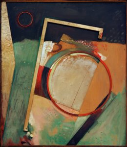 Zonder titel (Beeld met ring en lijst)