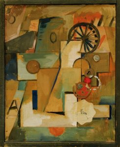 Zonder titel (Uw trouwe vriend) door Kurt Schwitters