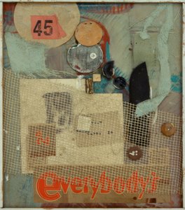 Zonder titel (Iedereen) door Kurt Schwitters