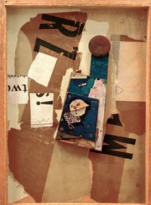 Zonder titel (Merz) door Kurt Schwitters