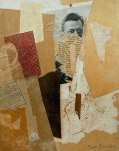 Zonder titel (Met vroeg portret van Kurt Schwitters)