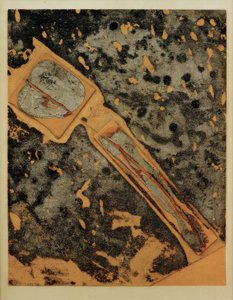 Zonder Titel (Zilverkleurig) door Kurt Schwitters