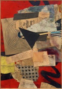 Zonder titel (De Hitler-bende) door Kurt Schwitters