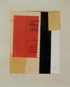 Zonder titel door Kurt Schwitters