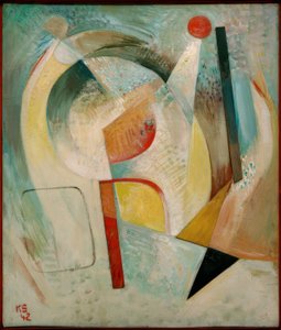 Rode Cirkel door Kurt Schwitters