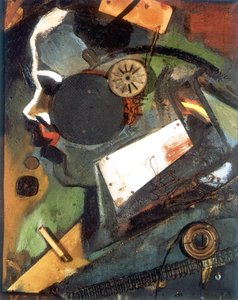 De Dokter 1919 door Kurt Schwitters