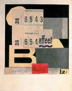 Onbekend beeld door Kurt Schwitters