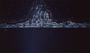 Middernachtelijke uitbarsting, 2004 (aquarel op papier)