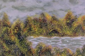 Stille storm, 2004 (acryl op papier)