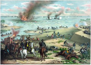 Amerikaanse Burgeroorlog (1861-1865): Slag bij Hampton Roads 8-9 maart