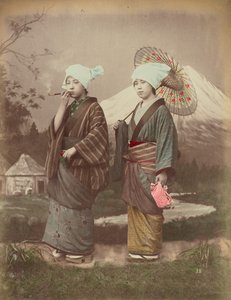 Japanse reizigers door Kusakabe Kimbei