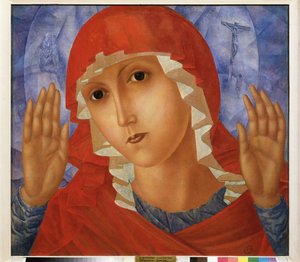 De Maagd van mededogen door Kuzma Sergeevich Petrov Vodkin