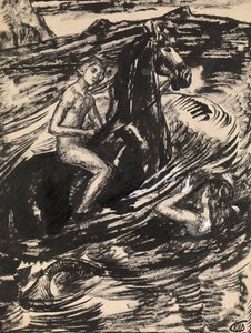 Illustratie voor De Prinses van de Getijden door Mikhail Lermontov