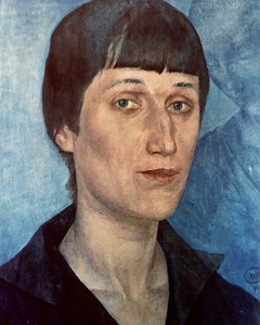 Portret van Anna Achmatova, Russische dichter