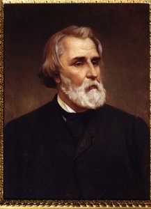 Portret van Ivan Sergejevitsj Toergenjev door Kyrill Antonovitch Gorbunov