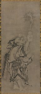Hotei met Daoïstische onsterfelijken: Onsterfelijke met kalebas en draak, ca. 1575-1600