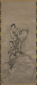 Hotei met Daoïstische Onsterfelijken, late 1600s-vroege 1700s