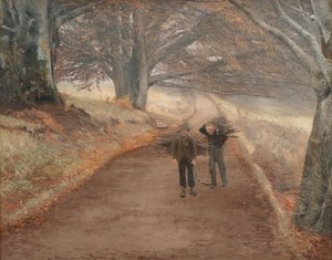 Voetpad bij Herlufsholm, Seeland door Laurits Andersen Ring