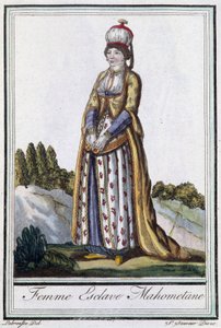 Mohammedaanse slavin - in "Encyclopédie des voyages" door J. Grasset St Sauveur, ed. Deroy, Parijs door L.F. Labrousse