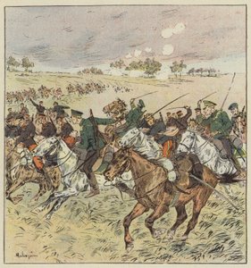 Cavaleriegevecht bij Oua-Fan-Gou door L. Malespine