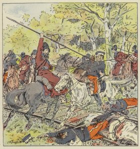 Cavaleriegevecht op de lijn van Port-Arthur door L. Malespine