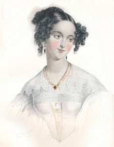 Mary Teresa, vrouw van de zestiende graaf van Shrewsbury, 1834 door L Mansion