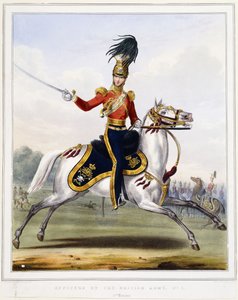 Een officier van de 17e Lancers te paard, 1833-1836 door L. and Eschauzier Mansion