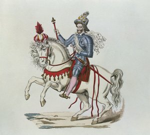 Ruiterportret van Hendrik IV in 1596