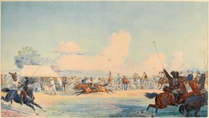 10e Bengal Lancers Tent-pegging competitie