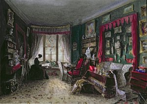 Onze zitkamer in Londen, 1849