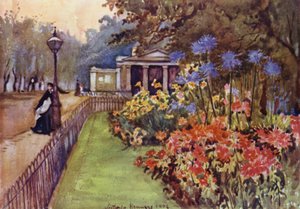 Herfstbedden, Hyde Park door Lady Victoria Marjorie Harriet Manners