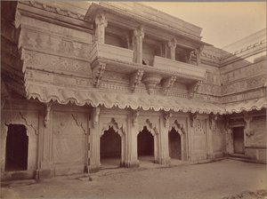 Interieur van Man Mandir, Gwalior door Lala Deen Dayal
