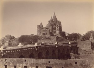 De Grote Tempel van Fort, Orcha [sic] door Lala Deen Dayal