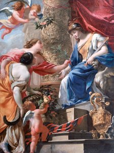 Venus en Amor ca. 1535-1560 door Lambert Sustris