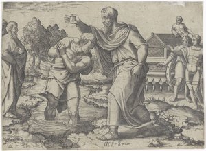 Doop van de Ethiopische kamerling door Filippus