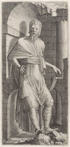 Apostel Bartolomeüs door Lambertus Suavius