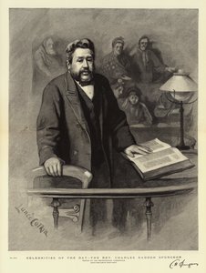 Beroemdheden van de dag, de eerwaarde Charles Haddon Spurgeon