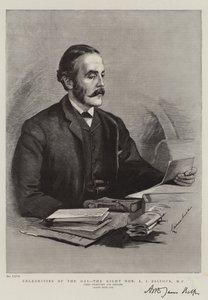 Beroemdheden van de Dag, de Eerwaarde A J Balfour, MP