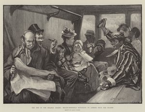 Het einde van het vakantieseizoen, Nigger-Minstrels keren terug naar Londen vanaf de kust