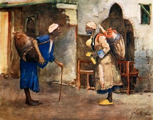 De Ontmoeting van de Wateren, 1908 door Lance Thackeray