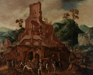 De dood van Marcus Licinius Crassus door Lancelot Blondeel