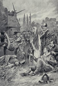 Sir Philip Sidney bij de slag om Zutphen door Lancelot Speed