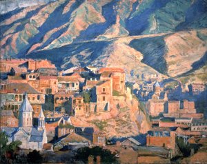 Tiflis, 1918 door Lanceray